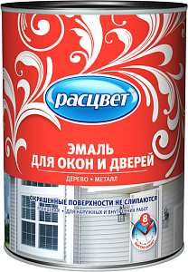Расцвет эмаль для окон и дверей недорого с доставкой