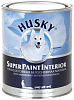 Хаски Super Paint Interior краска износостойкая матовая 100% акриловая интерьерная недорого с доставкой