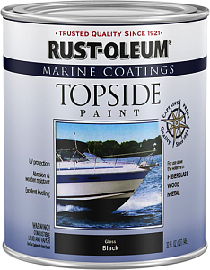 Rust-Oleum Marine Coatings Topside Paint краска для яхт и лодок выше ватерлинии недорого с доставкой