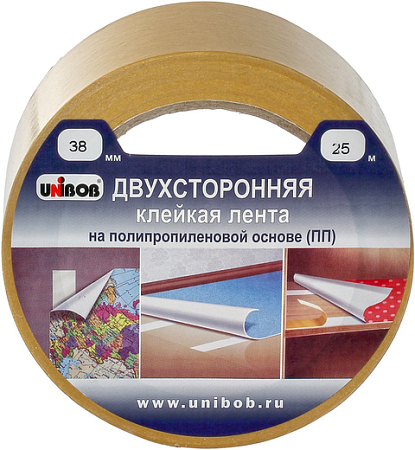Unibob клейкая лента двухсторонняя Unibob клейкая лента двухсторонняя