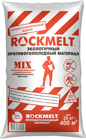 Rockmelt Mix экологичный противогололедный материал многокомпонентный Rockmelt Mix экологичный противогололедный материал многокомпонентный недорого с доставкой