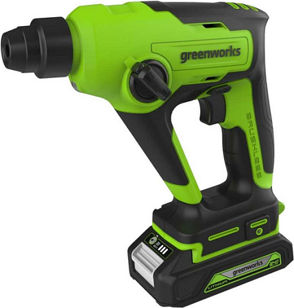 Greenworks GD24SDS1K2 перфоратор аккумуляторный Greenworks GD24SDS1K2 перфоратор аккумуляторный недорого с доставкой