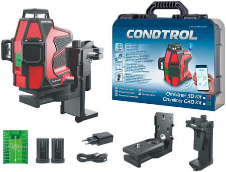 Condtrol Omniliner 3D Kit нивелир лазерный линейный Condtrol Omniliner 3D Kit нивелир лазерный линейный недорого с доставкой
