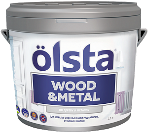 Olsta Wood &amp; Metal краска по дереву и металлу недорого с доставкой