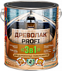 Древолак PROFI «3 в 1» Бесцветный (износостойкий полуматовый лак «3 в 1» для дерева) недорого с доставкой