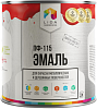 Лакокраска Lida ПФ-115 эмаль для окраски металлических и деревянных поверхностей недорого с доставкой