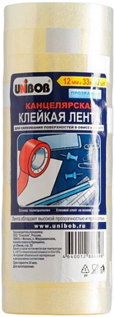Unibob лента клейкая канцелярская Unibob лента клейкая канцелярская