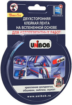 Unibob лента клейкая двухсторонняя для авторемонтных работ Unibob лента клейкая двухсторонняя для авторемонтных работ недорого с доставкой