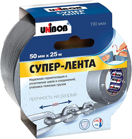 Unibob супер-лента армированная клейкая Unibob супер-лента армированная клейкая недорого с доставкой