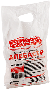 Диана Г-5 алебастр белый гипсовое вяжущее недорого с доставкой