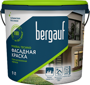 MINERAL TECHNO Краска водно-дисперсионная акриловая для фасадных работ недорого с доставкой