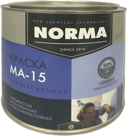 Новоколор МА-15 Norma краска универсальная Новоколор МА-15 Norma краска универсальная