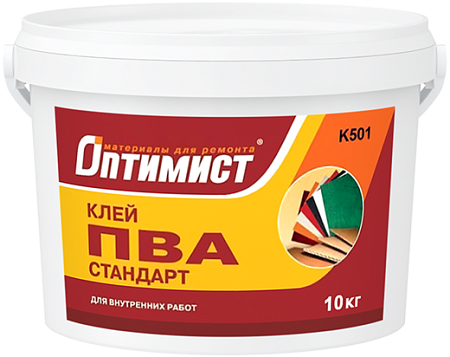 Оптимист ПВА K 501 Стандарт клей для внутренних работ Оптимист ПВА K 501 Стандарт клей для внутренних работ недорого с доставкой