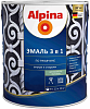Alpina эмаль быстросохнущая по ржавчине внутри и снаружи недорого с доставкой