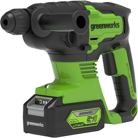 Greenworks GD24SDS2K4 перфоратор аккумуляторный Greenworks GD24SDS2K4 перфоратор аккумуляторный недорого с доставкой