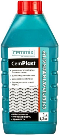 Cemmix Cemplast Суперпластификатор добавка для строительных растворов Cemmix Cemplast Суперпластификатор добавка для строительных растворов