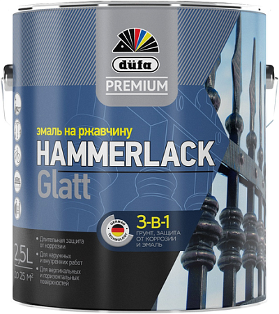 Dufa Premium Hammerlack эмаль на ржавчину Dufa Premium Hammerlack эмаль на ржавчину