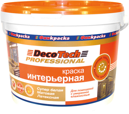 Decotech Professional краска интерьерная латексная Decotech Professional краска интерьерная латексная