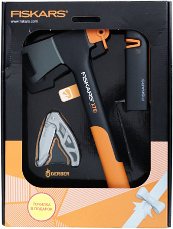 Fiskars X7+Xsharp+K40 набор (топор + точилка + нож) Fiskars X7+Xsharp+K40 набор (топор + точилка + нож) недорого с доставкой