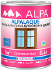 Alpa Alpalaque эмаль алкидная для окон и дверей супербелая недорого с доставкой