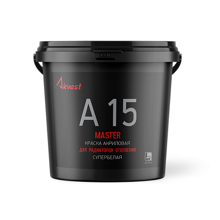 Аквест А-15 MASTER – ЭМАЛЬ СУПЕРБЕЛАЯ. ПОЛУМАТОВАЯ. АКРИЛОВАЯ Аквест А-15 MASTER – ЭМАЛЬ СУПЕРБЕЛАЯ. ПОЛУМАТОВАЯ. АКРИЛОВАЯ недорого с доставкой
