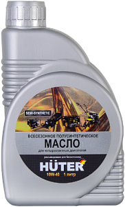 Huter 10W-40 масло полусинтетическое всесезонное недорого с доставкой