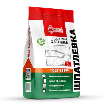 Шпатлевка цементная "Фасадная" 5 кг Шпатлевка цементная "Фасадная" 5 кг недорого с доставкой