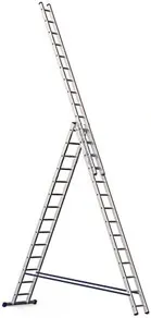 Высота лестница трехсекционная раскладная Высота лестница трехсекционная раскладная