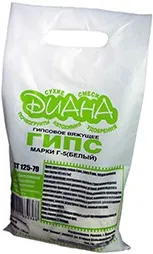 Диана Г-5 Гипсовое вяжущее гипс белый Диана Г-5 Гипсовое вяжущее гипс белый