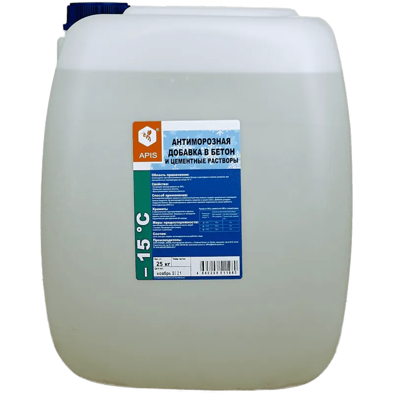 Антиморозная добавка в бетон «APIS» -15 ° С Антиморозная добавка в бетон «APIS» -15 ° С недорого с доставкой