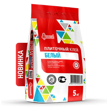 Плиточный клей "Белый" 5 кг Плиточный клей "Белый" 5 кг недорого с доставкой