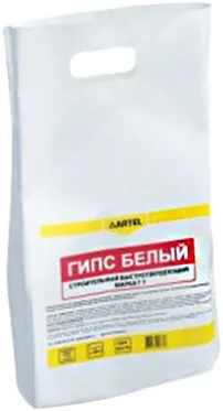 Артель Г-7 гипс белый строительный быстротвердеющий Артель Г-7 гипс белый строительный быстротвердеющий