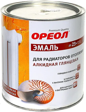 Ореол Premium Quality эмаль для радиаторов отопления алкидная Ореол Premium Quality эмаль для радиаторов отопления алкидная
