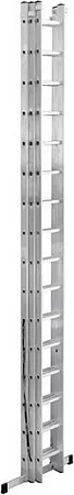 Бибер лестница универсальная трехсекционная Бибер лестница универсальная трехсекционная