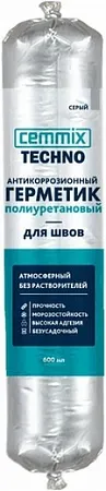 Cemmix Techno антикоррозионный герметик полиуретановый для швов Cemmix Techno антикоррозионный герметик полиуретановый для швов