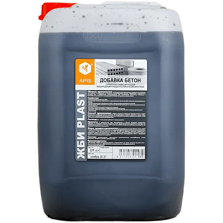 Добавка пластифицирующая в бетонные растворы APIS ЖБИ PLAST Добавка пластифицирующая в бетонные растворы APIS ЖБИ PLAST