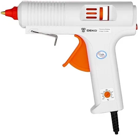 Deko DKGG110 термопистолет клеевой с набором клеевых стержней Deko DKGG110 термопистолет клеевой с набором клеевых стержней недорого с доставкой