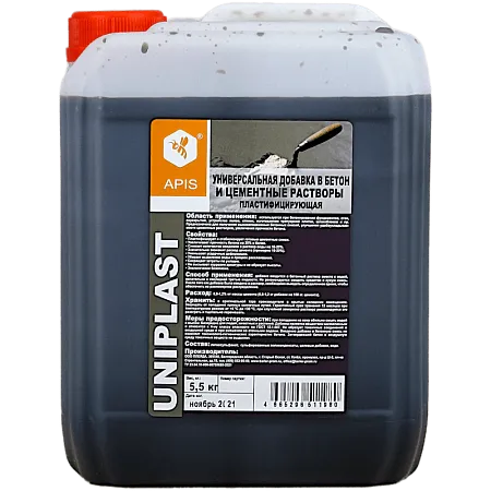 Пластификатор APIS UNIPLAST универсальная добавка в бетон Пластификатор APIS UNIPLAST универсальная добавка в бетон