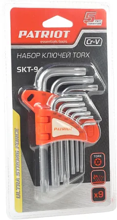 Патриот Torx SKТ-9 набор шестигранников Патриот Torx SKТ-9 набор шестигранников недорого с доставкой