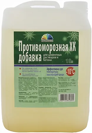 Магия Радуги противоморозная ХК добавка для цементных растворов и бетона Магия Радуги противоморозная ХК добавка для цементных растворов и бетона