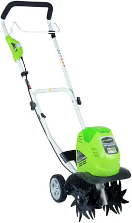 Greenworks G40TLK4 культиватор аккумуляторный Greenworks G40TLK4 культиватор аккумуляторный недорого с доставкой