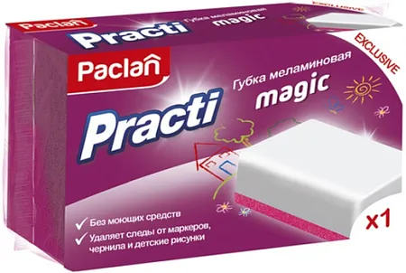 Paclan Practi Magic губка меламиновая Paclan Practi Magic губка меламиновая недорого с доставкой