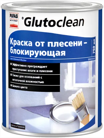 Пуфас Glutoclean Anti Schimmel Blocker краска от плесени блокирующая Пуфас Glutoclean Anti Schimmel Blocker краска от плесени блокирующая недорого с доставкой