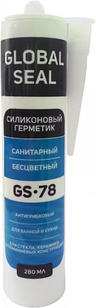 Global Seal GS 78 герметик силиконовый санитарный Global Seal GS 78 герметик силиконовый санитарный