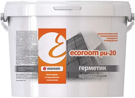Ecoroom PU-20 2K герметик строительный полиуретановый холодного отверждения Ecoroom PU-20 2K герметик строительный полиуретановый холодного отверждения недорого с доставкой