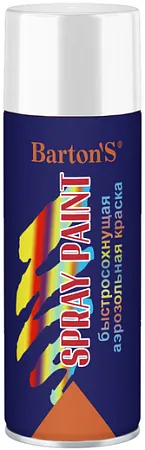 Bartons Spray Paint быстросохнущая аэрозольная краска Bartons Spray Paint быстросохнущая аэрозольная краска