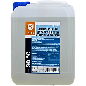 Антиморозная добавка в бетон «APIS» -30 ° С Антиморозная добавка в бетон «APIS» -30 ° С недорого с доставкой