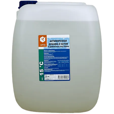 Антиморозная добавка в бетон «APIS» -15 ° С Антиморозная добавка в бетон «APIS» -15 ° С