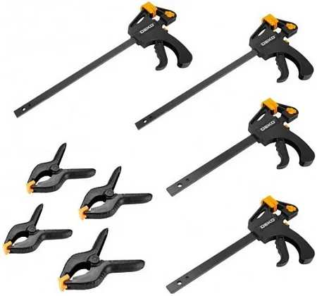 Deko CLS70-300 набор струбцин быстрозажимных Deko CLS70-300 набор струбцин быстрозажимных недорого с доставкой