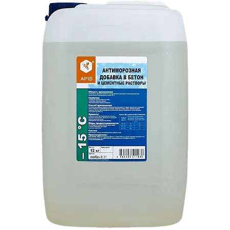 Антиморозная добавка в бетон «APIS» -15 ° С Антиморозная добавка в бетон «APIS» -15 ° С